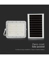 120W Solar LED Fluter mit 15W Panel - 1200lm, IP65, 4000K, inkl. Fernbedienung und 3m Kabel