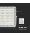 180W LED Solar Fluter, 4000K - Inkl. 20W Solarpanel, IP65, Fernbedienung, weiß
