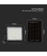 6W Solara LED Solar Fluter - IP65, 6400K, inkl. Fernbedienung und Solarpanel