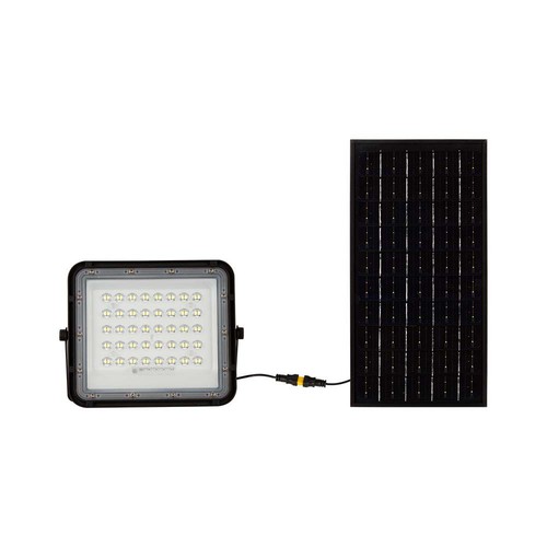 10W Solara LED Solar Fluter - 800lm, IP65, kaltweiß, inkl. Fernbedienung und Solarpanel