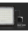10W Solara LED Solar Fluter - 800lm, IP65, kaltweiß, inkl. Fernbedienung und Solarpanel
