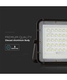 10W Solara LED Solar Fluter - 800lm, IP65, kaltweiß, inkl. Fernbedienung und Solarpanel