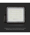 10W Solara LED Solar Fluter - 800lm, IP65, kaltweiß, inkl. Fernbedienung und Solarpanel