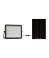 120W Solar LED Fluter mit Panel - 1200lm, IP65, inkl. Fernbedienung, schwarz, Außenbereich