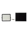 20W Solar Fluter mit Sensor und Fernbedienung - 1800lm, IP65, 6400K, schwarzes Gehäuse
