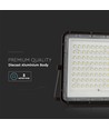 20W Solar Fluter mit Sensor und Fernbedienung - 1800lm, IP65, 6400K, schwarzes Gehäuse