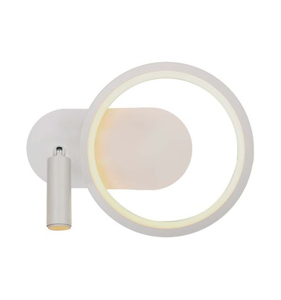 14W LED Lampenschirm - Metall, L250xB100xH180mm, 4000K, Weiß, Gehäuse