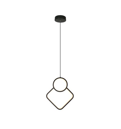 12W LED Pendelleuchte, weißes Rauten-Design - 105lm/W, 28x180cm, moderner Kronleuchter