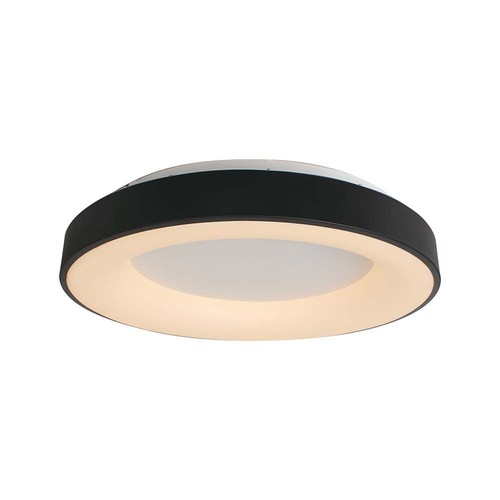 49W LED dekorative Deckenleuchte, dimmbar - Ø60cm, 106lm/W, schwarz, 3000K, Triac dimmbar