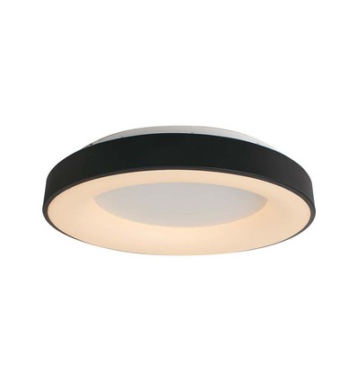 49W LED dekorative Deckenleuchte, dimmbar - Ø60cm, 106lm/W, schwarz, 3000K, Triac dimmbar