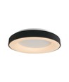 49W LED dekorative Deckenleuchte, dimmbar - Ø60cm, 106lm/W, schwarz, 3000K, Triac dimmbar