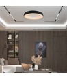 49W LED dekorative Deckenleuchte, dimmbar - Ø60cm, 106lm/W, schwarz, 3000K, Triac dimmbar