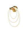 37W Designer LED Wandleuchte - Gold, Ø35cm, 3940lm, 3000K, IP20