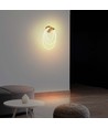 37W Designer LED Wandleuchte - Gold, Ø35cm, 3940lm, 3000K, IP20