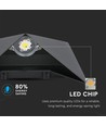 5W LED Wandleuchte - IP65, schwarz, 110lm/W, 17,5x17,5cm, Aluminium, inkl. Leuchtmittel
