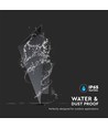 5W LED Wandleuchte - IP65, schwarz, 110lm/W, 17,5x17,5cm, Aluminium, inkl. Leuchtmittel