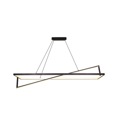45W LED Designer Hängeleuchte - TRIAC dimmbar, 3000K, schwarz