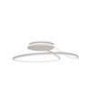 54W LED Designer Deckenleuchte, dimmbar - Ø52cm, weiß, rund, 4000K, Triac dimmbar