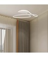 54W LED Designer Deckenleuchte, dimmbar - Ø52cm, weiß, rund, 4000K, Triac dimmbar