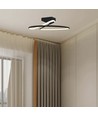 20W LED Designer Pendelleuchte, Ø25cm - 107lm/W, 4000K, schwarz, rund, modernes Design