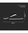 20W LED Designer Pendelleuchte, Ø25cm - 107lm/W, 4000K, schwarz, rund, modernes Design