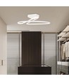 43W LED Designer Deckenleuchte, weiß rund - 4580lm, Ø52cm, 4000K, elegantes Design
