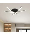 20W LED Designer Deckenleuchte - 3 gekreuzte Röhren, 105lm/W, schwarzes Finish, 3000K