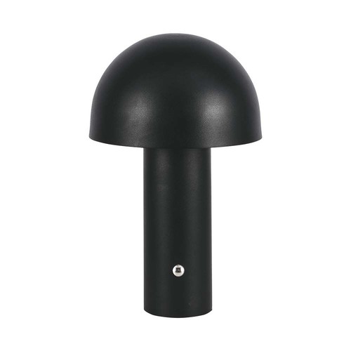 3W wiederaufladbare LED Tischleuchte, schwarz - 3-in-1 CCT, dimmbar, Touch, 5V, 1800mAh Akku