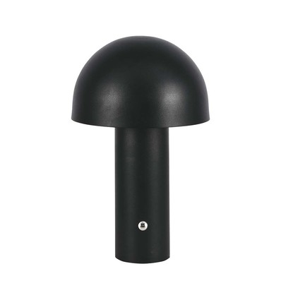3W wiederaufladbare LED Tischleuchte, schwarz - 3-in-1 CCT, dimmbar, Touch, 5V, 1800mAh Akku