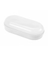 8W LED Technic Wandleuchte - IP54, IK10, oval, weiß, inkl. Leuchtmittel
