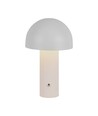 LED Tischlampe - 1800mAh Akku, Ø150x250, 3in1, weiß, Gehäuse