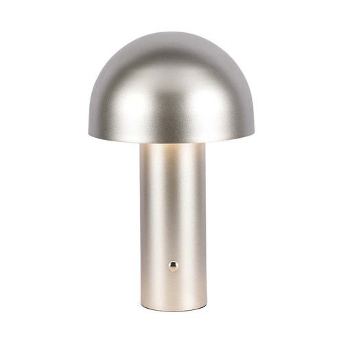 V-Tac wiederaufladbare 3-in-1 Tischlampe - Champagner/Gold, IP20, Touch-dimmbar