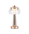 1W wiederaufladbare LED Tischleuchte, French Gold - 3-in-1, 1800mAh Akku, IP20, 13,5x26,5cm