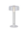 1W LED Tischleuchte mit Akku, weiß - Wiederaufladbar, 3000K, Touch dimmbar, DC 5V
