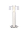 1W wiederaufladbare LED Tischleuchte, Champagner Gold - Touch dimmbar, USB-C, 3000K, 1800mAh, Höhe 30cm