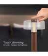 1W wiederaufladbare LED Tischleuchte, sandbraun - Touch dimmbar, 3000K, USB-C, 150x300mm