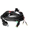 Kabel mit Schalter für LEDlife Arbeitsleuchte - Für 2 Lampen, 2x15A, DT06-2S Stecker