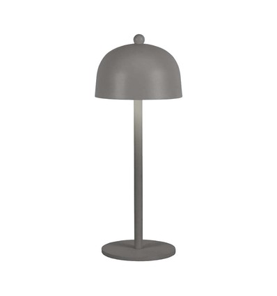 V-Tac Wiederaufladbare Tischlampe 3in1 - CCT, grau, IP20, Touch-dimmbar