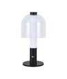 2W LED Tischleuchte, wiederaufladbar - Touch dimmbar, 3-in-1 CCT, schwarz, USB, inkl. Batterie