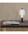 2W LED Tischleuchte, wiederaufladbar - Touch dimmbar, 3-in-1 CCT, schwarz, USB, inkl. Batterie