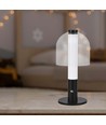 2W LED Tischleuchte, wiederaufladbar - Touch dimmbar, 3-in-1 CCT, schwarz, USB, inkl. Batterie