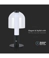 2W LED Tischleuchte, wiederaufladbar - Touch dimmbar, 3-in-1 CCT, schwarz, USB, inkl. Batterie