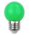 E27 1W LED Tropfenlampe - Grün, mattiert