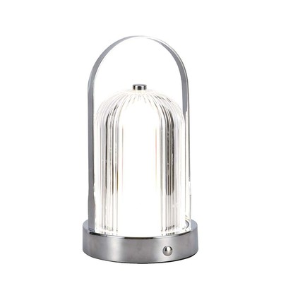 1W wiederaufladbare LED Tischleuchte, 3-in-1 CCT - Touch dimmbar, USB-C, 6-8 Stunden Akku, Antik-Finish