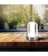 1W wiederaufladbare LED Tischleuchte, 3-in-1 CCT - Touch dimmbar, USB-C, 6-8 Stunden Akku, Antik-Finish