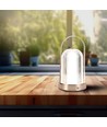 1W wiederaufladbare LED Tischleuchte, Antik-Bronze - 3-in-1 CCT, dimmbar, 5V, 1800mAh Akku, Höhe 19cm