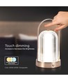 1W wiederaufladbare LED Tischleuchte, Antik-Bronze - 3-in-1 CCT, dimmbar, 5V, 1800mAh Akku, Höhe 19cm