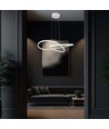 20W LED Pendelleuchte, Ø50cm - 127lm/W, weiß, rund, 3000K, inkl. Leuchtmittel