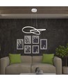 20W LED Pendelleuchte, Ø50cm - 127lm/W, weiß, rund, 3000K, inkl. Leuchtmittel