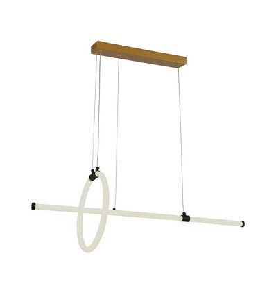 Dekorative Esstisch-Pendelleuchte, 85 cm - 3000K, schwarz